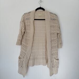 Staring At The Stars Knitted Cardigan Size Medium Boho